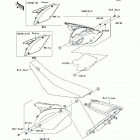 KX450F  (KX450-E9F) Боковые обтекатели