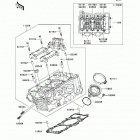 Versys (Canada Only) (KLE650-A8F) Головка цилиндра