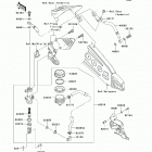Ninja ZX-6R  (ZX600-R9F) Задний торм цилиндр