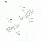 KX65  (KX65-A7F) Подножки