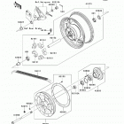 Vulcan 2000 Classic LT (VN2000-JAF) Заднее колесо и цепь