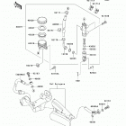 ER-6n (ER650-C9F) Задний торм цилиндр