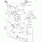 KX85  (KX85-A6F) Глушитель