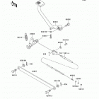 Vulcan 500 LTD (EN500-C8F) Педаль тормоза