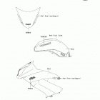 Ninja 650R (EX650-C9F) Decals(red)(c9f)(ca,us)