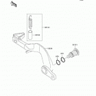 KX85  (KX85-A6F) Педаль тормоза