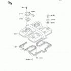 Ninja 500R (EX500-D9F) Крышка головки цилиндров