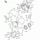 KLR650 (KL650-EAF) Крышки двигателя