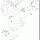 FLHTP 1FMP POLICE ELECTRA GLIDE (2025) ENGINE MOUNTS AND STABILIZER LINK
