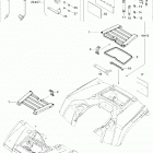 Outlander Max 800 STD 4 X 4 Передние и задние поддоны