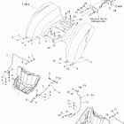 DS 650 X 09- body and accessories, rear view