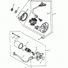 Mini DS 50 2-strokes Generator, starting motor