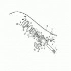 Mini DS 90 2-strokes Задний тормоз