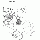 Mini DS 90 2-strokes 01- fan, air shroud