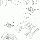 Outlander 400 STD 4 X 4 Передние и задние поддоны