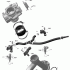 Outlander 800 STD 4 X 4 01- intake manifold and throttle body