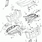 Mini DS 50 2-strokes Body cover, seat