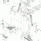 Outlander Max 400 XT 4 X 4 Передняя подвеска