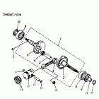 Mini DS 50 2-strokes Коленвал и поршни