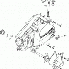 DS 650 X Корпус сцепления и вод.помпа