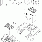 Outlander Max 400 XT 4 X 4 09- front storage tray