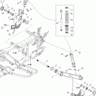 Outlander 800 STD 4 X 4 Задняя подвеска