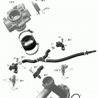 Outlander 800 STD 4 X 4 Впускной коллектор и корпус дроссельной заслонки