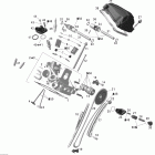 Outlander 800 STD 4 X 4 Головка цилиндров задняя часть