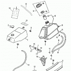 Mini DS 90 2-strokes Fuel tank, oil tank