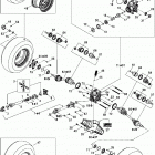 Outlander 400 STD 4 X 4 Придов задний STD