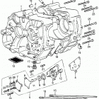 ATC70 Crankcase @ oil pump