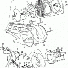 ATC70 Left crankcase cover  @ alternator @ recoil starte...