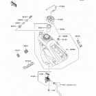 KX250F (KX250-T8F) Топливный бак