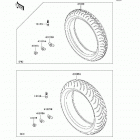 Versys (Canada Only) (KLE650-A8F) Колеса,покрышки