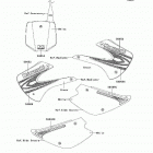 KX100  (KX100-D8F) Decals(green)(d8f)