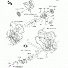 KX450F (KX450-D8F) Масляный насос