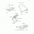 KLR650 (KL650-E8F) Decals(blue)(e8f)