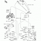 Vulcan 1600 Nomad (VN1600-D7FA) Топливная система