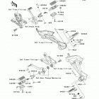 Z1000 (ZR1000-B7F) Подножки