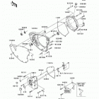 KX250F (KX250-T8F) Крышки двигателя