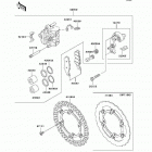 KX250F (KX250-T7F) Передний тормоз