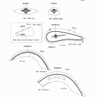 Vulcan 2000 Classic LT (VN2000-J8F) Decals(blue / silver)(j8f)