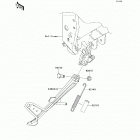 Z1000 (ZR1000-B7F) Подножка