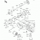 Z1000 (ZR1000-B7F) Масляный и водяной насос. фильтр масленый