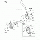Ninja 650R (EX650-A6F) Водяной насос