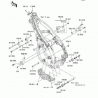 KX450F (KX450-D8F) Рама ,крепежные детали