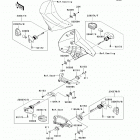 KLR650 (KL650-EAF) Повторитель сигналов