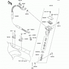 KX250F (KX250-T7F) Задний торм цилиндр