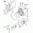 Ninja 650R (EX650-A6F) Крышки двигателя