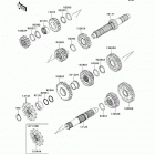 KX250F (KX250-T8F) Трансмиссия